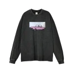 Oversized Acid Washed Women Top Vintage Cotton T-shirts - Image 15
