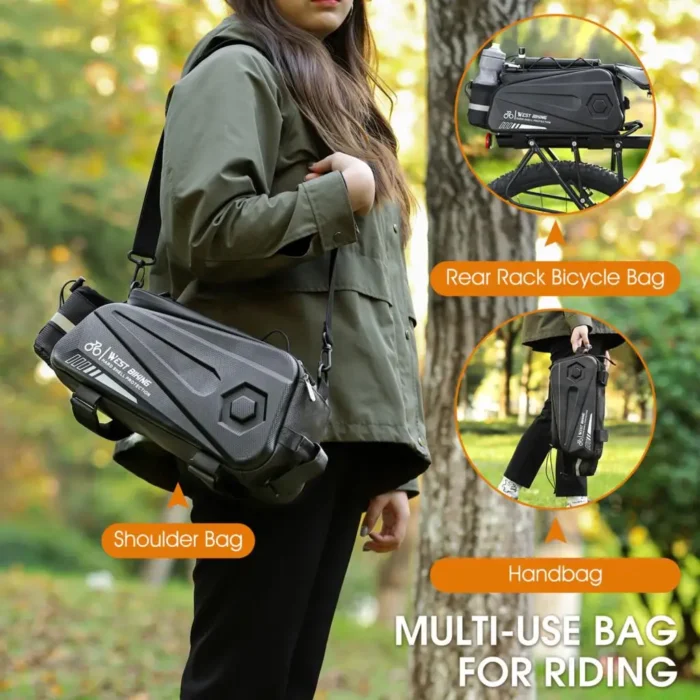 Push Bike Waterproof Panniers Multifunctional Road Travel Carrier Bag - Image 4