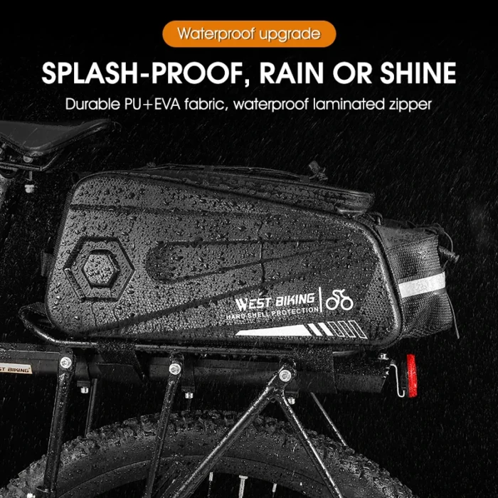 Push Bike Waterproof Panniers Multifunctional Road Travel Carrier Bag - Image 3