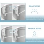 Toilet Seat Bidet Attachment Non-Electric-Adjustable Water Pressure, Dual Nozzle, Ass Sprayer Cleaner - Image 2