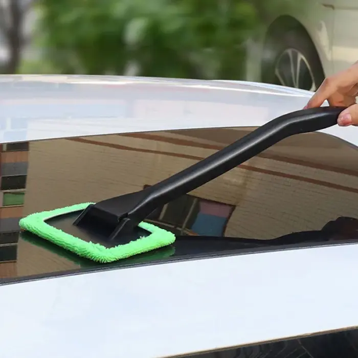 Long handle car cleaning tool for dust removal and fogging of the front windshield Cleaners for Glass in  Home - Image 3