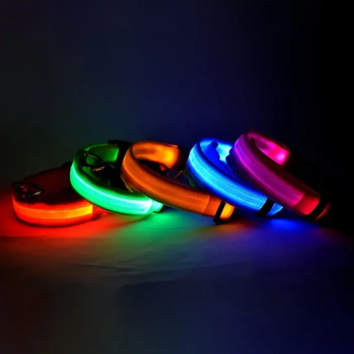 LED Flashing Dog Collar Luminous Fluorescent Night Safety - Image 6