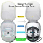 Hard case compatible for Oculus Quest 2 Basic/Elite touch controller attachments VR gaming headphones - Image 5