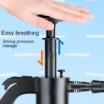 Snow Foam Car Wash Spray Bottle Car Window Cleaning, 2L Hand Pump Foam Sprayer with Three Nozzle Types, Hand Pneumatic Foam Cannon - Image 3